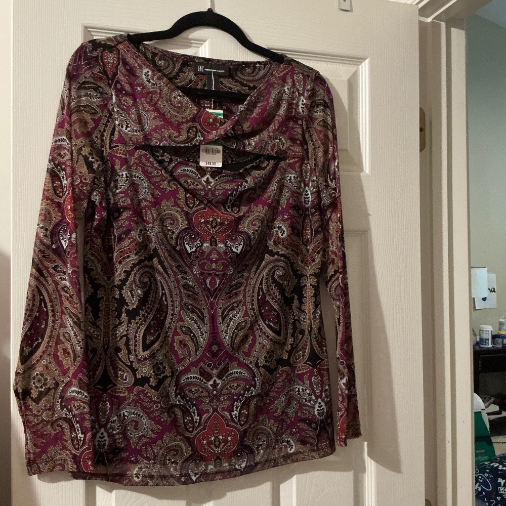 INC Paisely Top